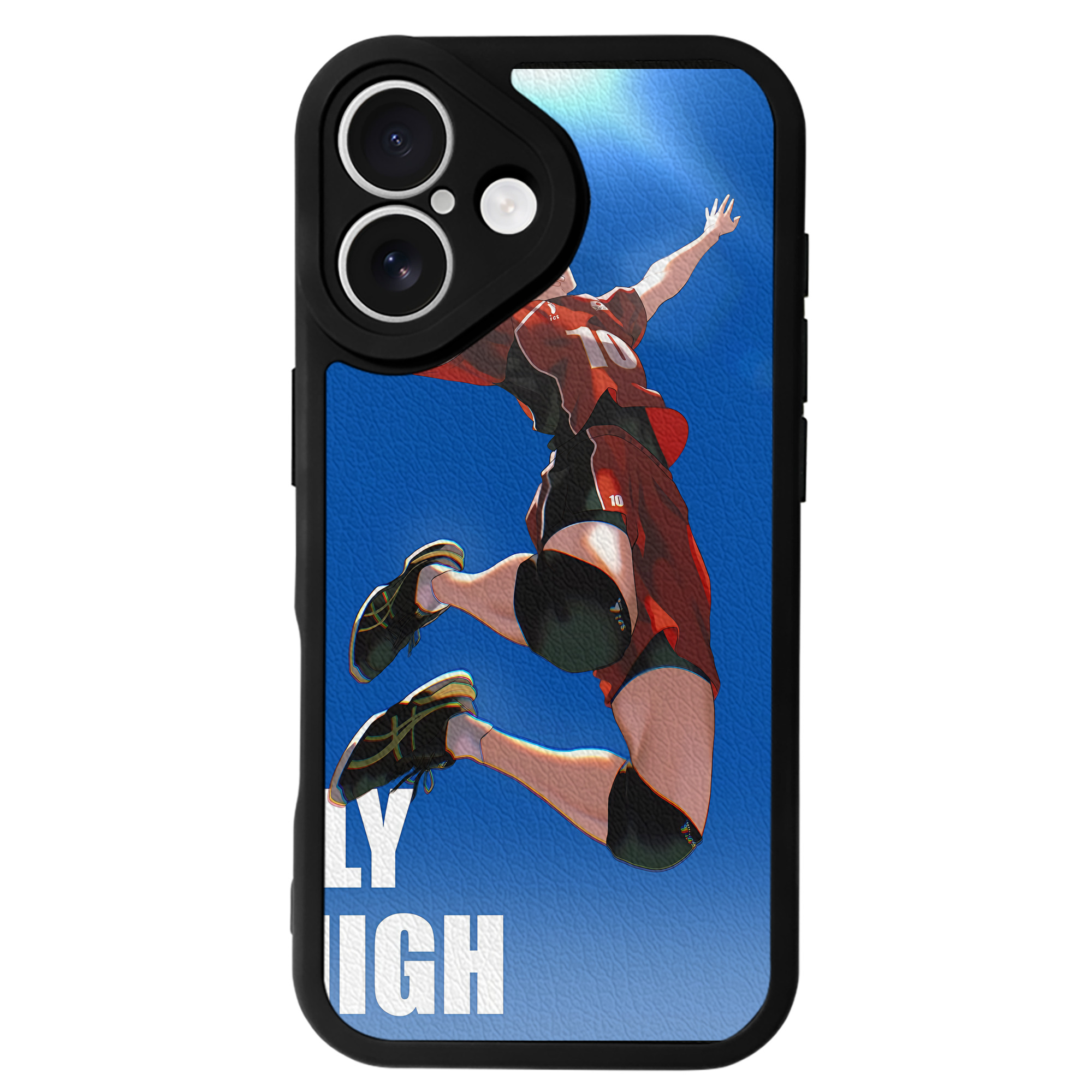 （画像用） ハイキュー!! Haikyu!! 【iPhone 16シリーズ対応】シリコンスマホケース（レザー調） 材質：シリコン